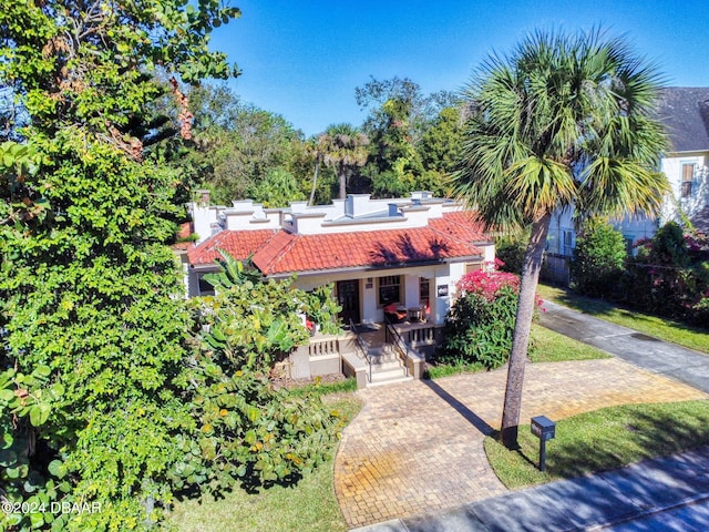 view of mediterranean / spanish home