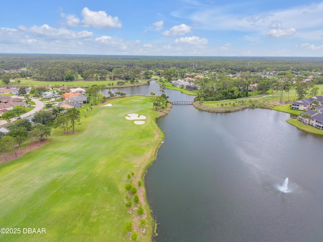 110 Longridge Ln, Ormond Beach, FL 32174 - aerial perspective of suburban area featuring a large body of water, a local golf course, and a tree filled landscape