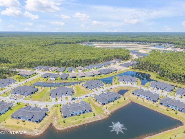 110 Longridge Ln, Ormond Beach, FL 32174 - aerial view of property and surrounding area with a forest, a large body of water, and nearby suburban area