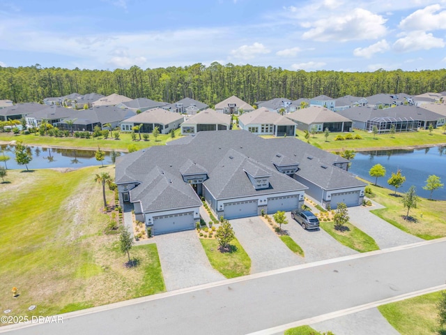 110 Longridge Ln, Ormond Beach, FL 32174 - aerial perspective of suburban area with a large body of water