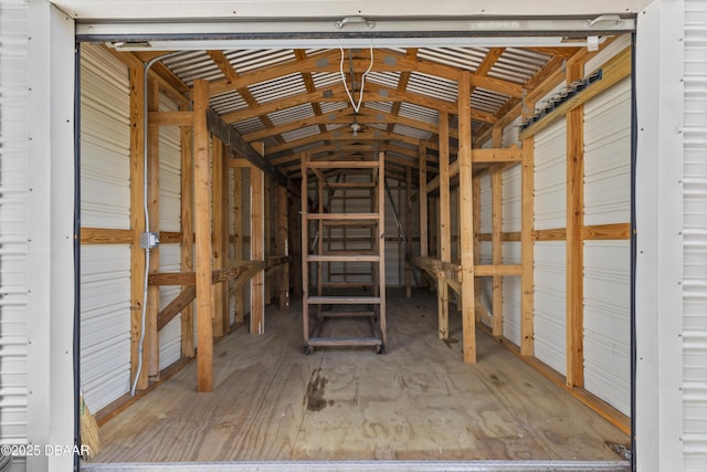 view of storage room