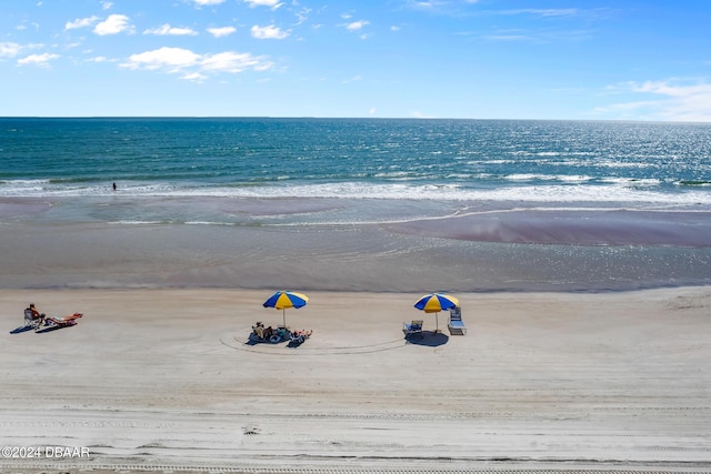 water view featuring nearby beach