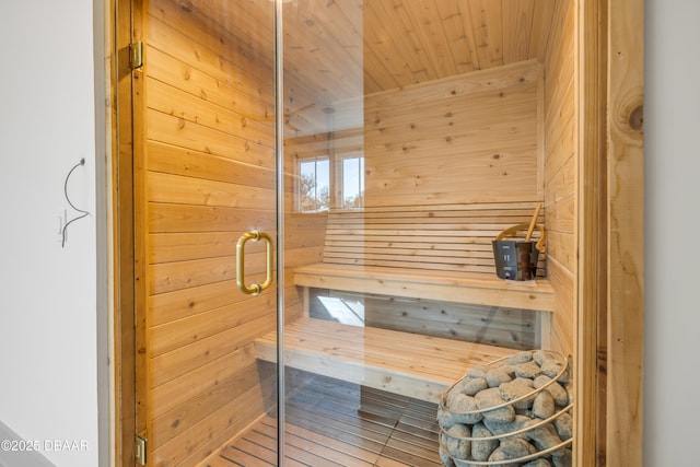 view of sauna / steam room