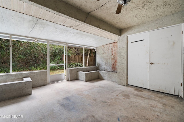 3548 Forest Branch Dr Unit C, Port Orange, FL 32129 - unfurnished sunroom with ceiling fan