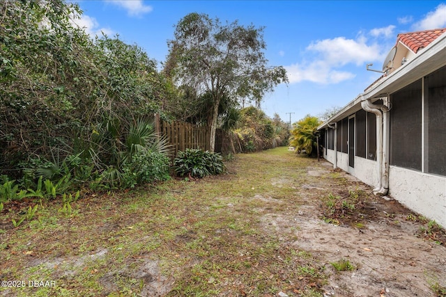 3548 Forest Branch Dr Unit C, Port Orange, FL 32129 - view of yard with a sunroom