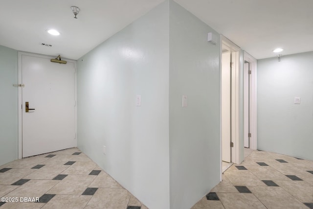 2425 S Atlantic Ave Unit 801, Daytona Beach Shores, FL 32118 - hallway with recessed lighting