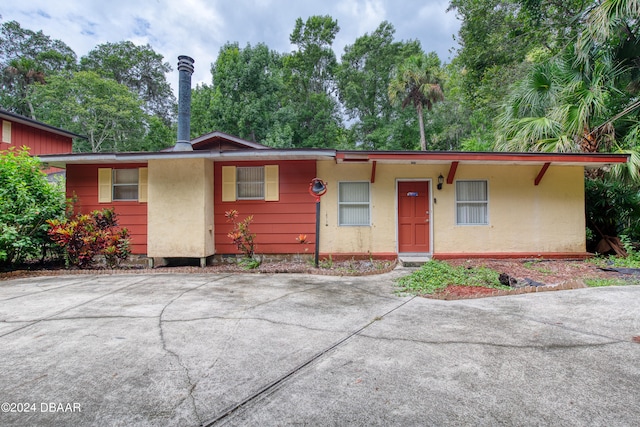 view of ranch-style house