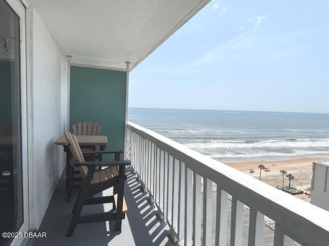 2800 N Atlantic Ave Unit 1206, Daytona Beach, FL 32118 - balcony with view of water and beach