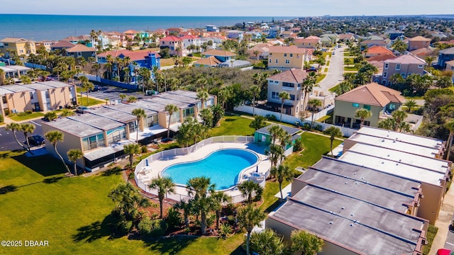 5500 Ocean Shore Blvd Unit 58, Ormond Beach, FL 32176 - aerial perspective of suburban area with a nearby body of water and a pool