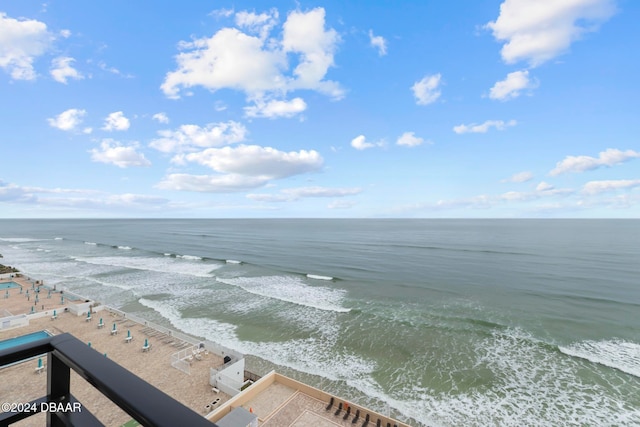 water view with a beach view