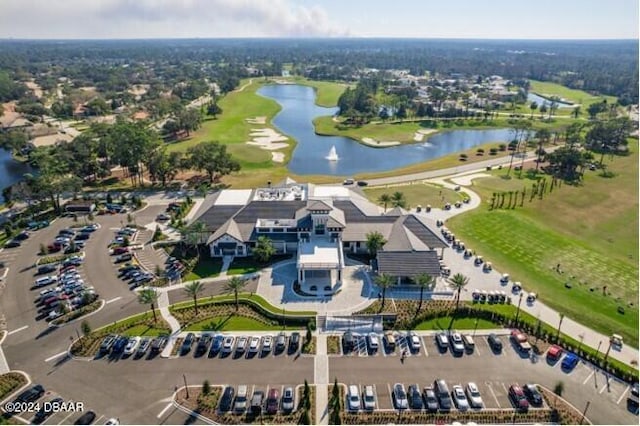 1317 Harwick Ln, Ormond Beach, FL 32174 - aerial overview of property's location with a nearby body of water and a local golf course
