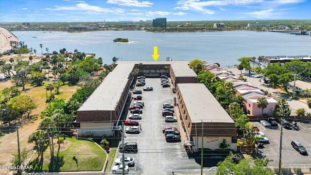 144 S Halifax Ave Unit 46, Daytona Beach, FL 32118 - aerial view featuring a water view