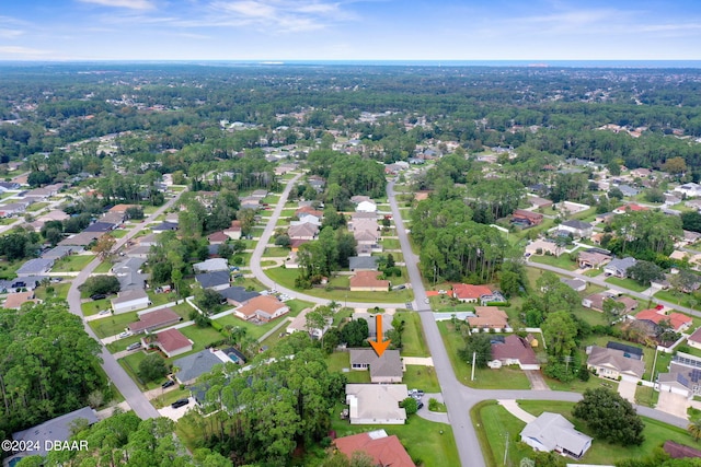 bird's eye view featuring a residential view