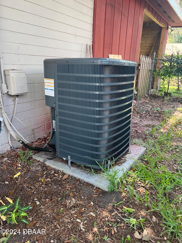 exterior details featuring central air condition unit