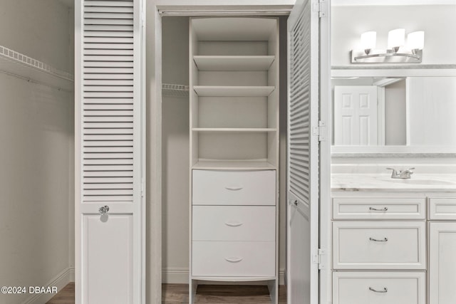 view of closet