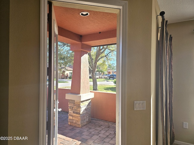 exterior space featuring a porch