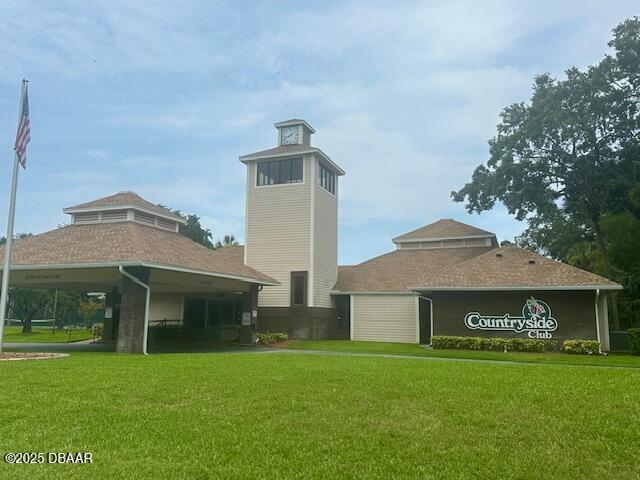 900 Smokerise Blvd, Port Orange, FL 32127 - view of home's community featuring a lawn