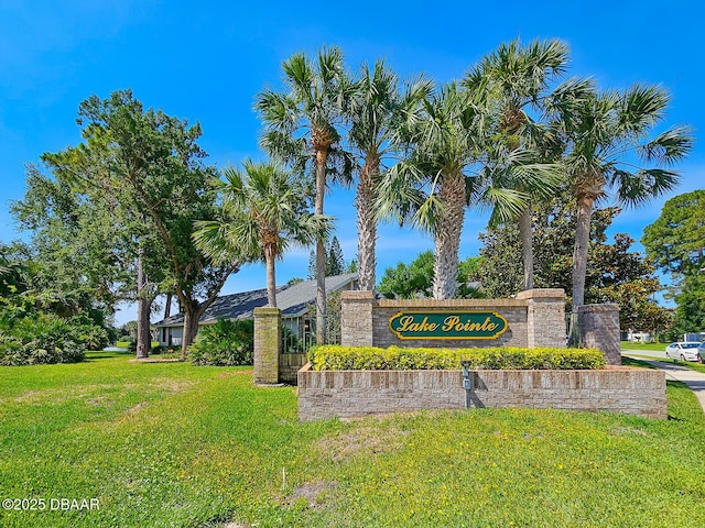 900 Smokerise Blvd, Port Orange, FL 32127 - community / neighborhood sign with a lawn