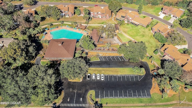 birds eye view of property featuring a residential view