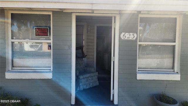 view of entrance to property