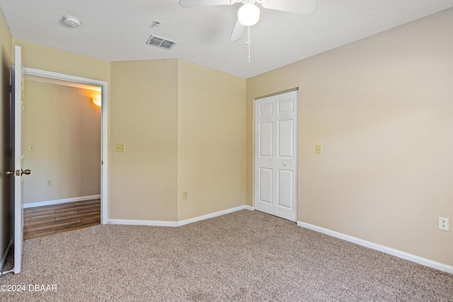 940 Village Trl Unit 6-102, Port Orange, FL 32127 - carpeted spare room featuring ceiling fan and baseboards