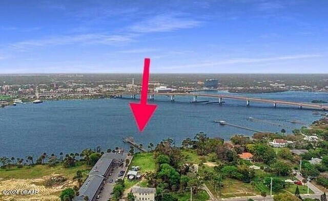 830 S Peninsula Dr, Daytona Beach, FL 32118 - aerial view of a notable bridge and a nearby body of water