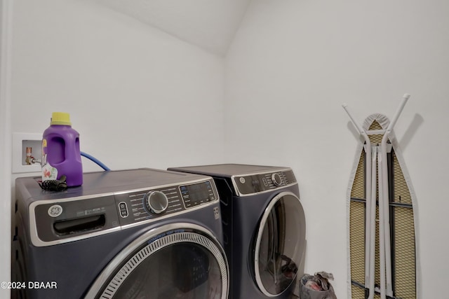 laundry area featuring independent washer and dryer