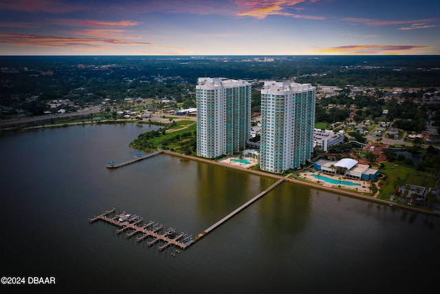 231 Riverside Dr Unit 1209-1, Daytona Beach, FL 32117 - view of urban area with a nearby body of water