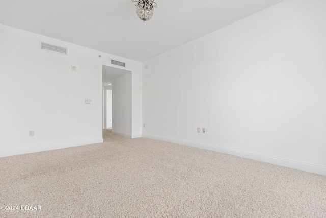 empty room with carpet floors