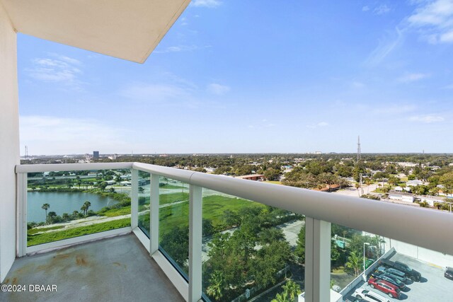 231 Riverside Dr Unit 1209-1, Daytona Beach, FL 32117 - balcony with a water view