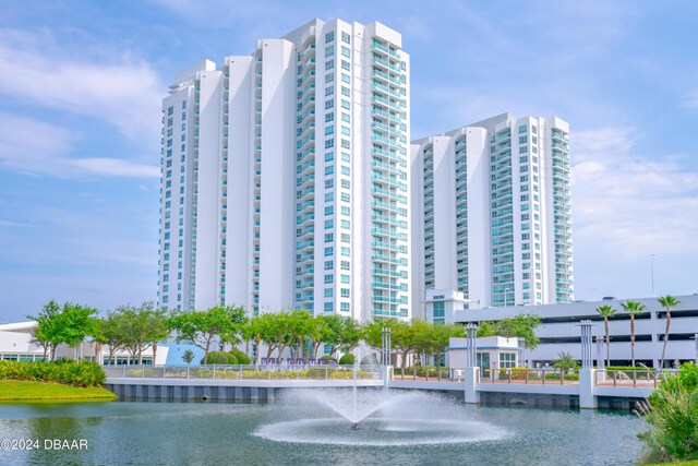 231 Riverside Dr Unit 1209-1, Daytona Beach, FL 32117 - view of building exterior featuring a water view