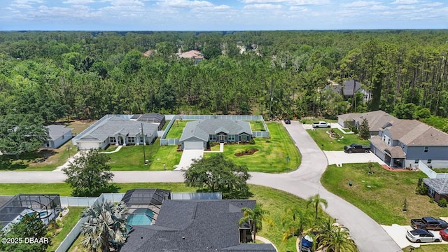 70 Esperanto Dr, Palm Coast, FL 32164 - aerial perspective of suburban area with a forest