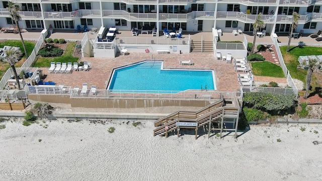 4601 S Atlantic Ave Unit 702, Ponce Inlet, FL 32127 - community pool featuring fence