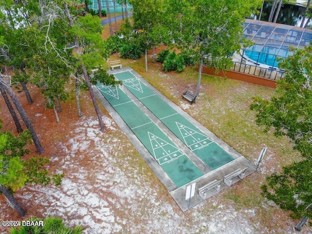 111 Grey Branch Rd, Port Orange, FL 32128 - surrounding community featuring shuffleboard and a yard