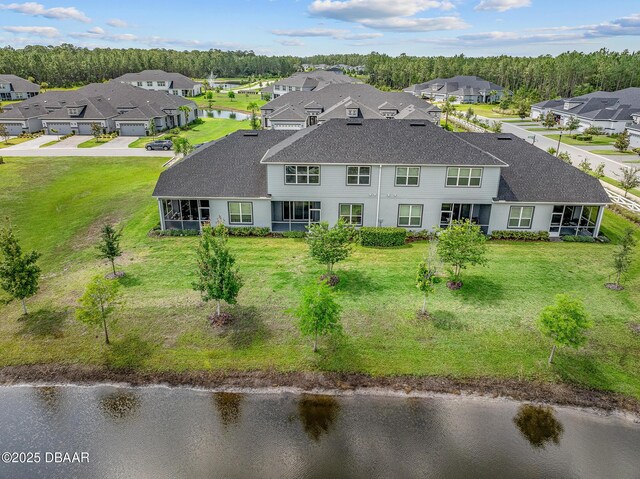 136 Longridge Ln, Ormond Beach, FL 32174 - aerial view of residential area with a nearby body of water