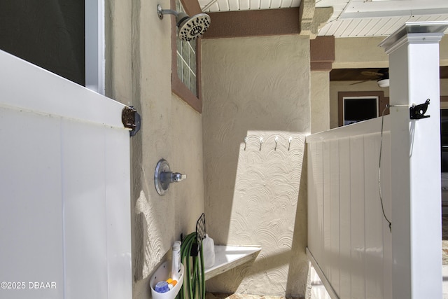 3 Indian Springs Dr, Ormond Beach, FL 32174 - bathroom with a ceiling fan