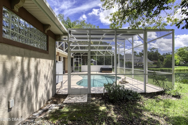 3 Indian Springs Dr, Ormond Beach, FL 32174 - swimming pool with a patio and glass enclosure