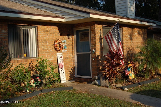 view of entrance to property