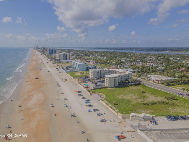 1233 S Atlantic Ave Unit 1040, Daytona Beach, FL 32118 - aerial view featuring a water view and a view of city
