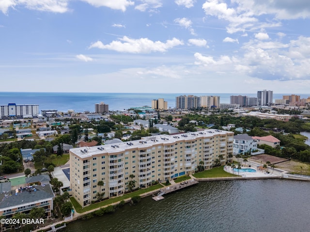 3606 S Peninsula Dr Unit 614, Port Orange, FL 32127 - view of urban area with a nearby body of water and a pool area