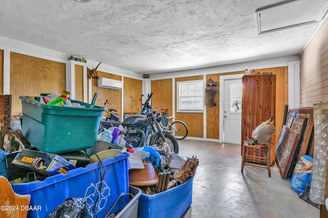 storage with an AC wall unit