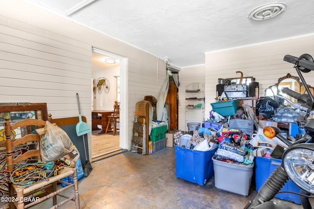 view of storage room