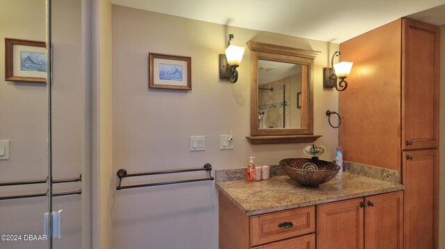 2987 S Atlantic Ave Unit 506, Daytona Beach, FL 32118 - full bath featuring vanity and a shower