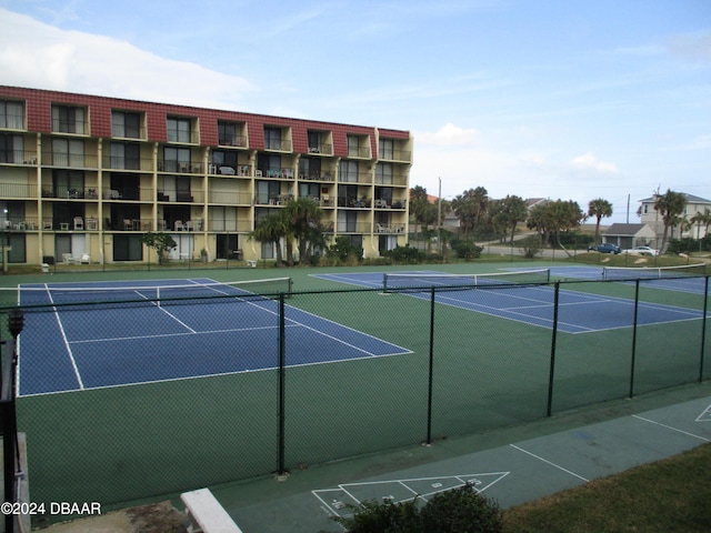 view of sport court