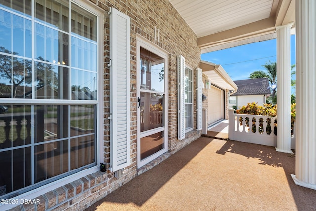 view of patio / terrace with covered porch