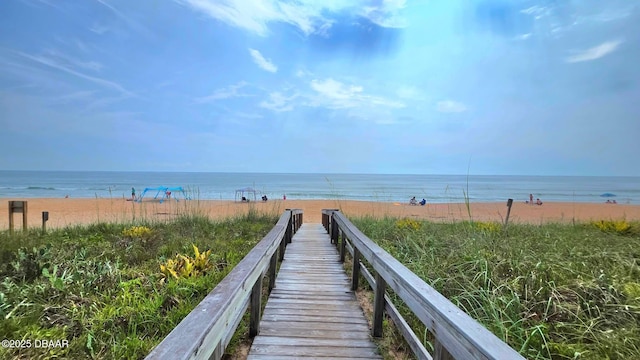 1275 Ocean Shore Blvd Unit 206, Ormond Beach, FL 32176 - water view with local beach