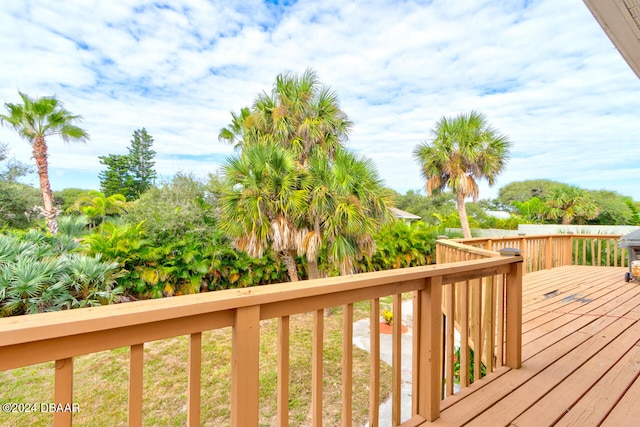 4766 S Atlantic Ave, Ponce Inlet, FL 32127 - view of wooden terrace