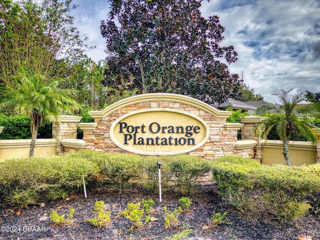 5336 Georgia Peach Ave, Port Orange, FL 32128 - view of community sign