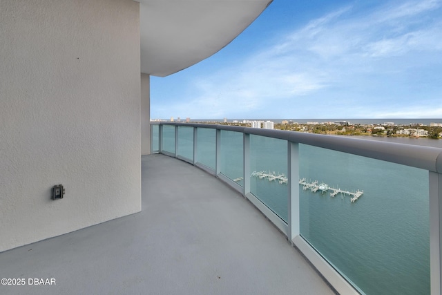 231 Riverside Dr Unit 1801, Daytona Beach, FL 32117 - balcony featuring a water view