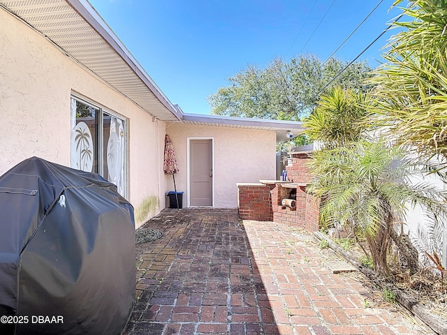 413 Frances Ter, Daytona Beach, FL 32118 - view of patio / terrace featuring a grill